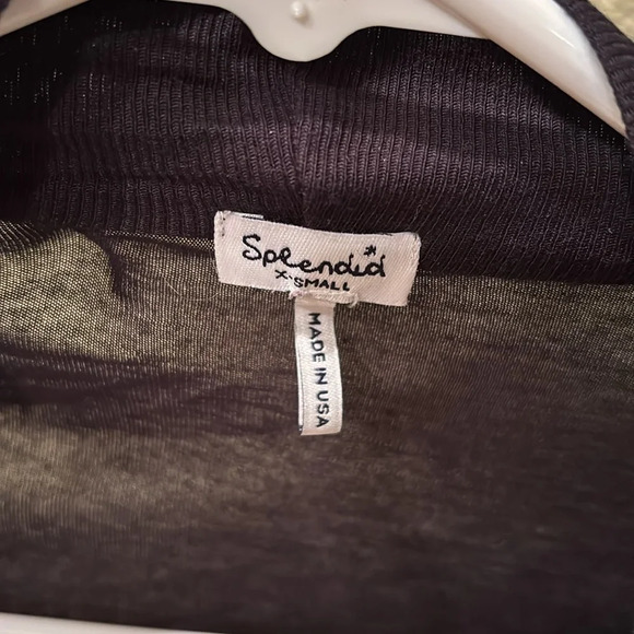 Splendid woman's black sweater wrap in size XS - Picture 5 of 9